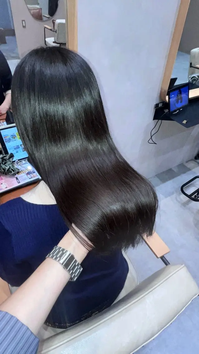 ロング トリートメント 💙まの/ 透明感カラー💙のヘアスタイル