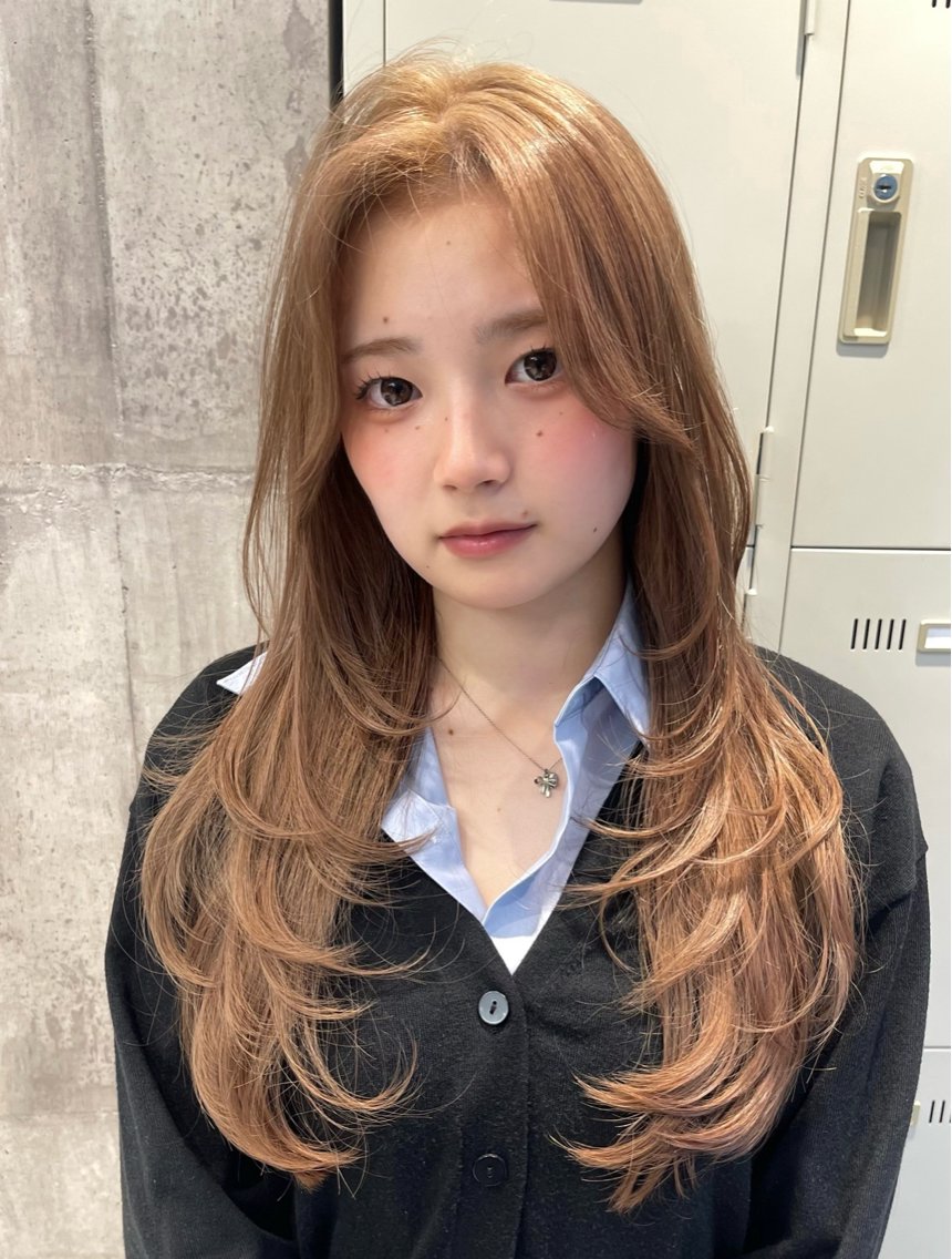ロング レイヤーカット TENSHOのヘアスタイル