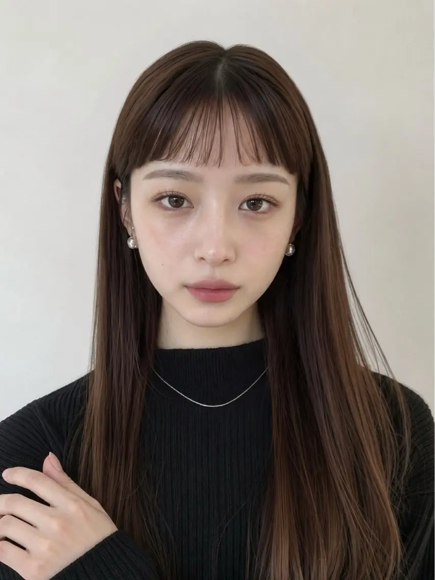 ロング カット LITTLE CLOSETのヘアスタイル