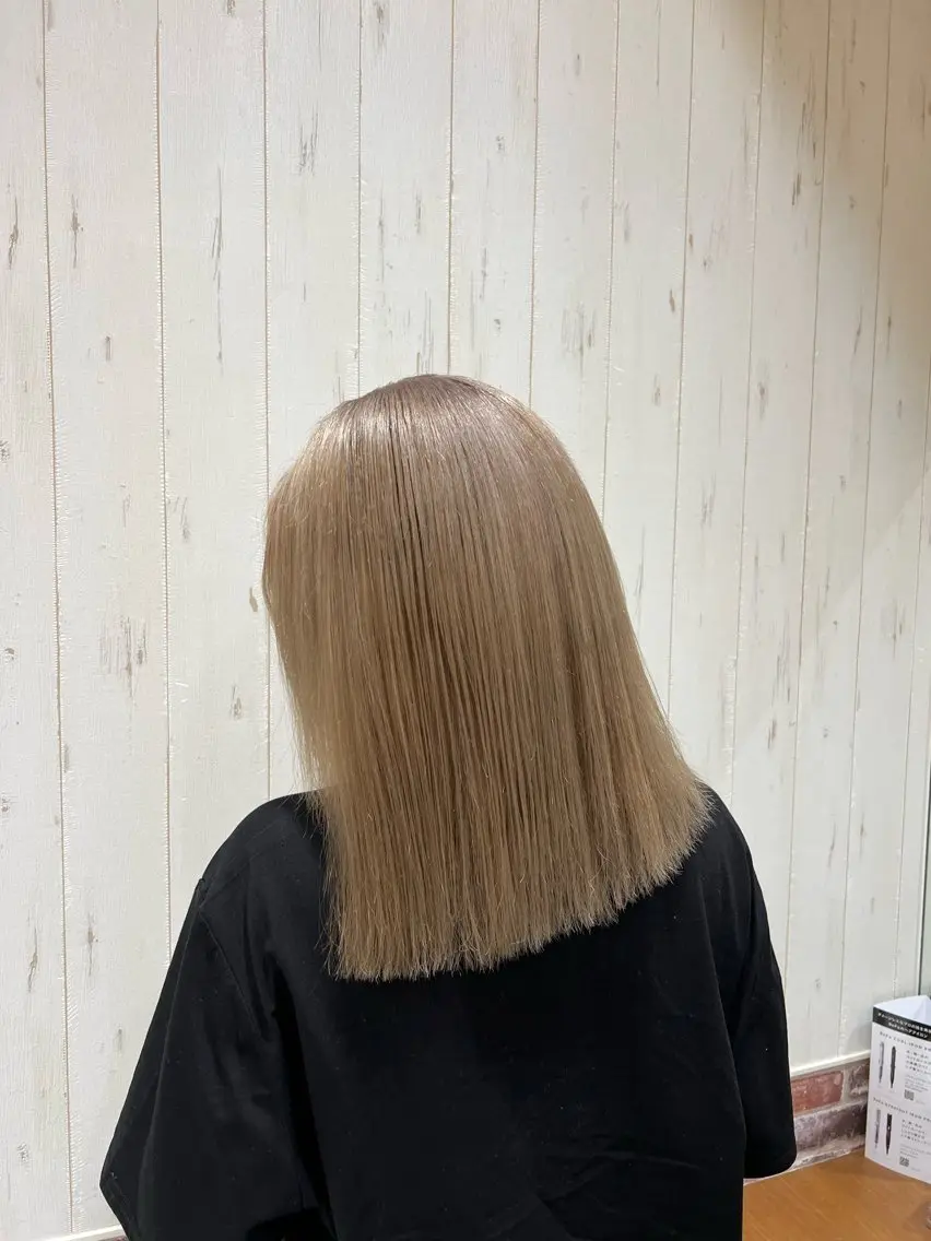 セミロング カット ヘアカラー トリートメント FANスタイリスト Ⓜ️EIのヘアスタイル