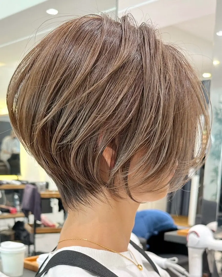 ショート 銀座ショート： こすいのヘアスタイル