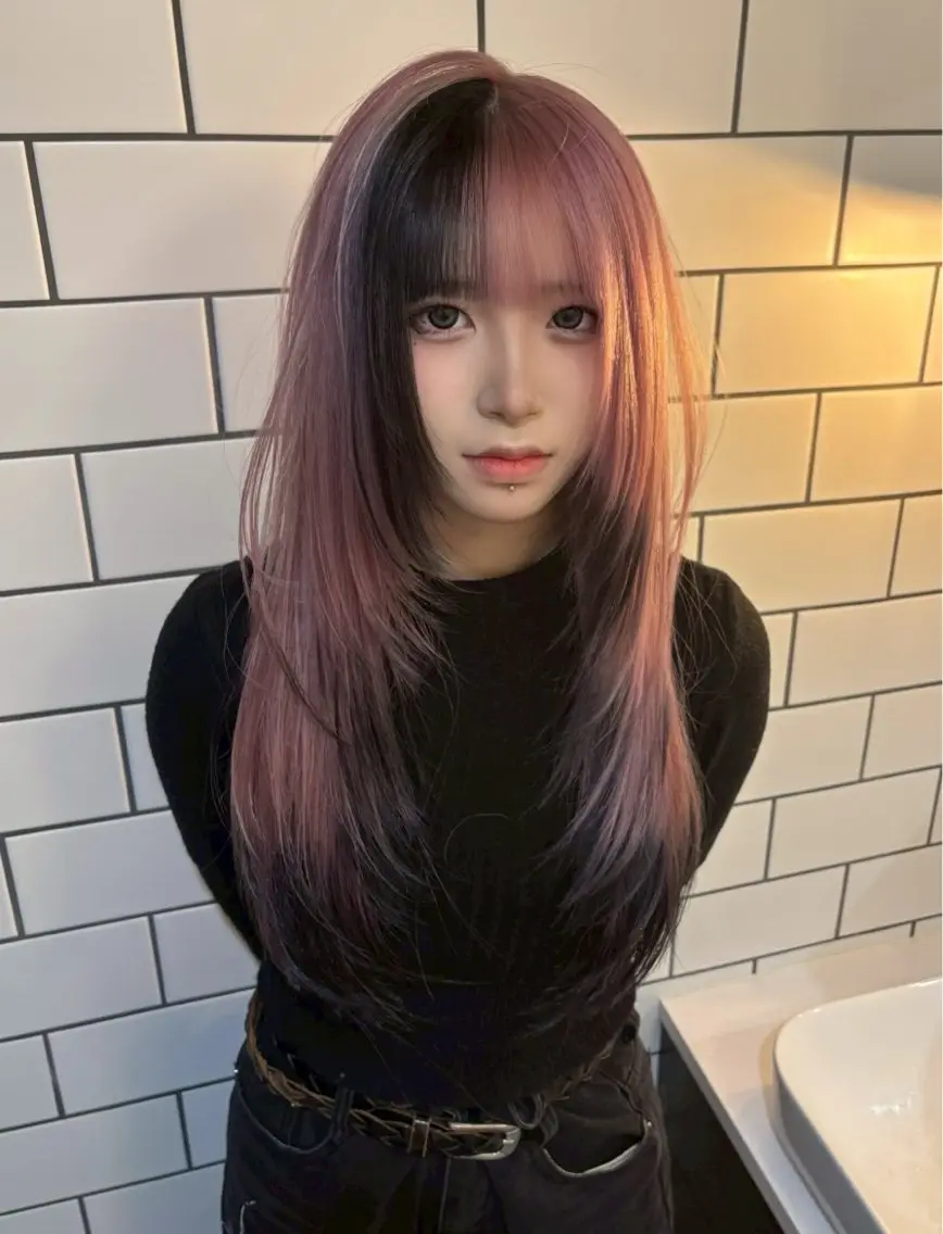 カラー ヘアカラー 竹川 りょうのヘアスタイル