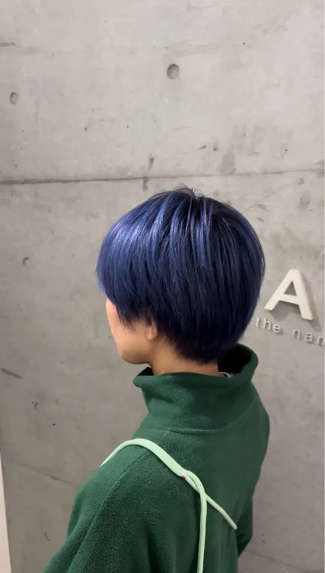 カラー ヘアカラー 梅田 メンズWカラー 大畑 蒼空のヘアスタイル
