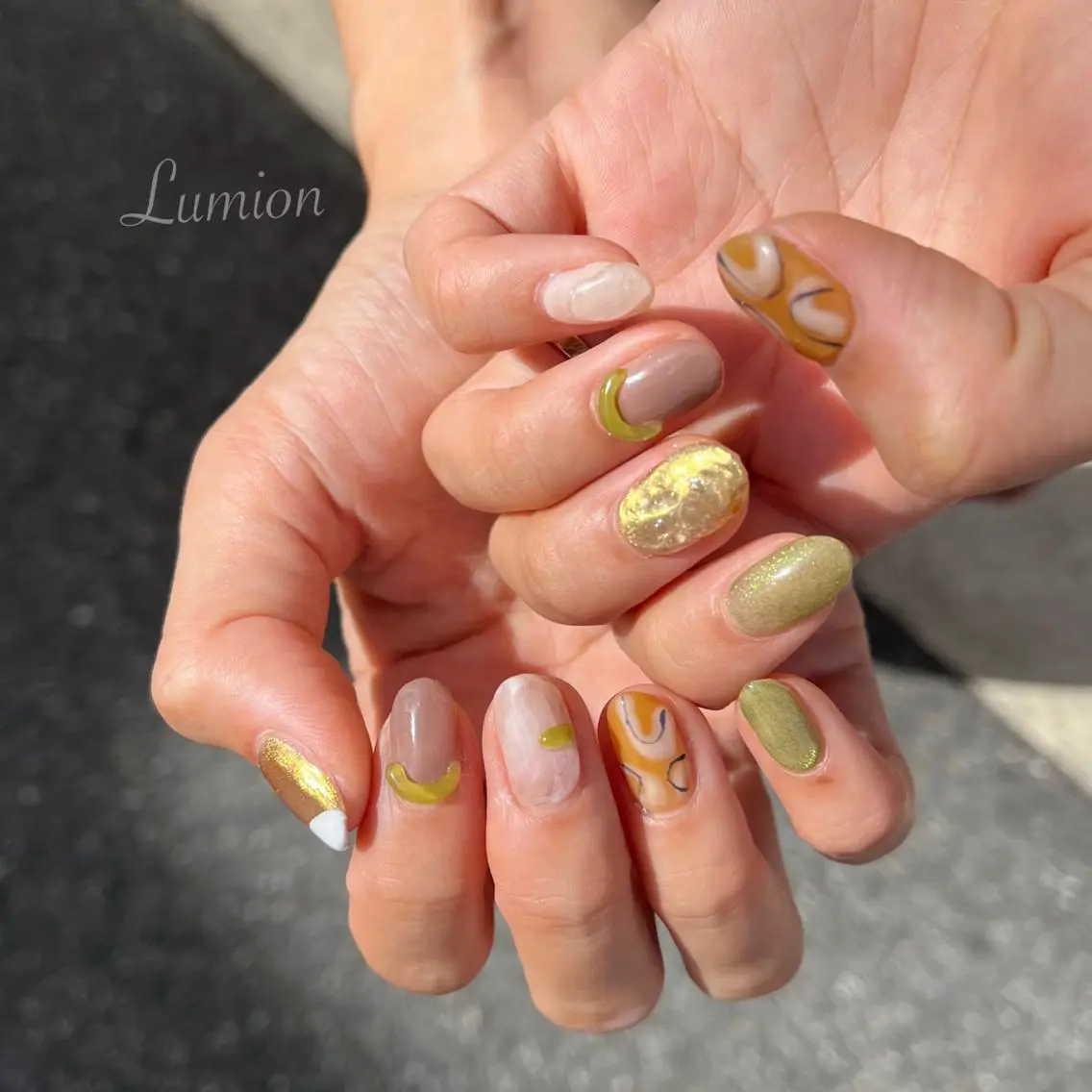 ネイル ニュアンスネイル nailroom Lumionのネイルデザイン