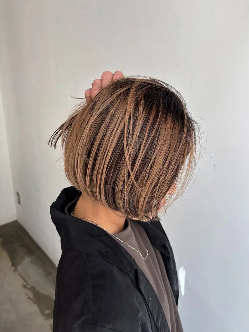 ショート カラー 權軒 真尋 /モデル様募集中のヘアスタイル