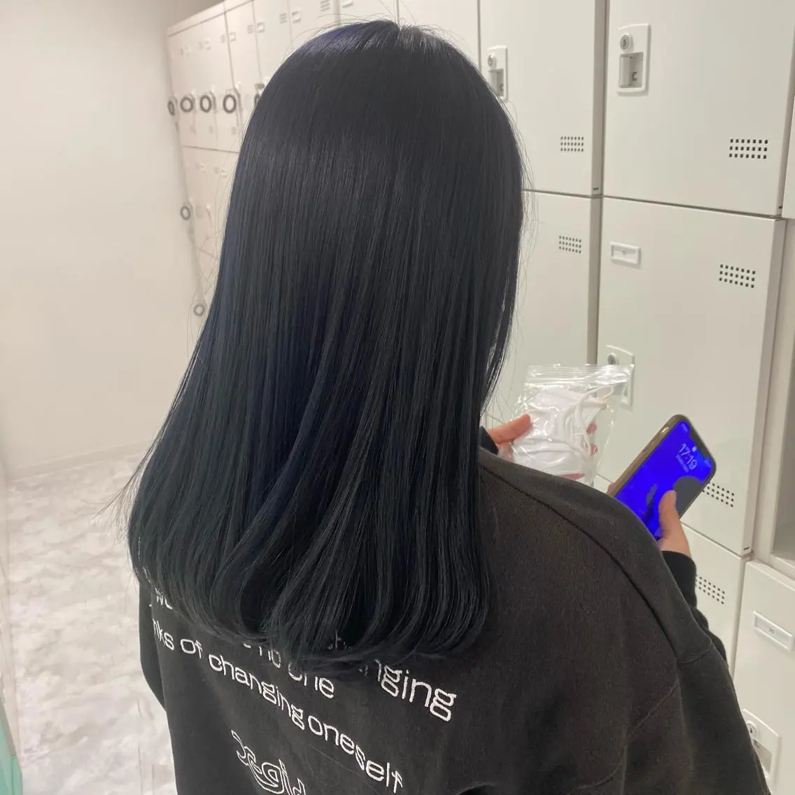 セミロング カラー ヘアアレンジ カット ヘアカラー mai🍑暖色カラー /レイヤー💖のヘアスタイル