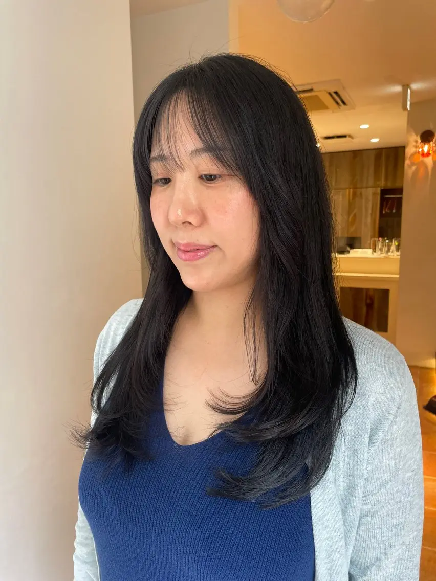 ロング レイヤーカット ケイ/ カットモデル募集中のヘアスタイル