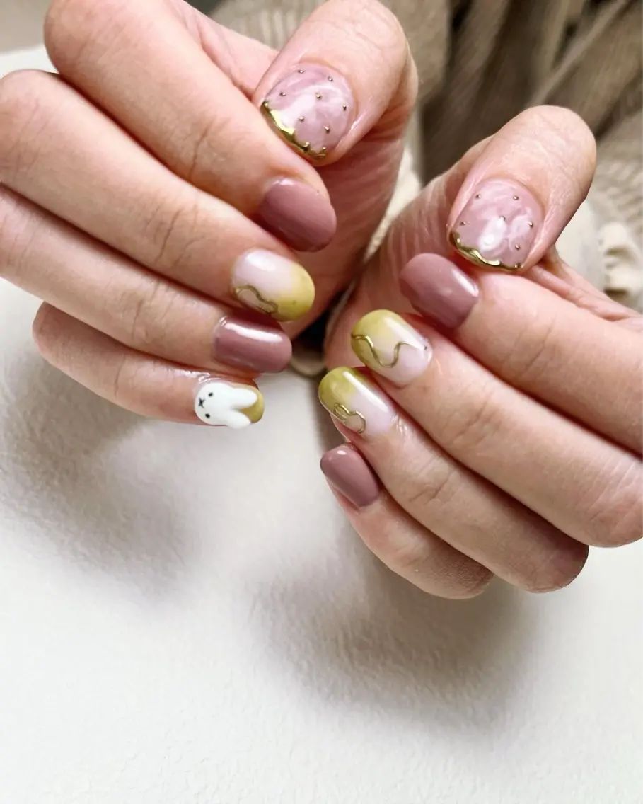 ネイル 持ち込み ハンドネイル nail room.のネイルデザイン