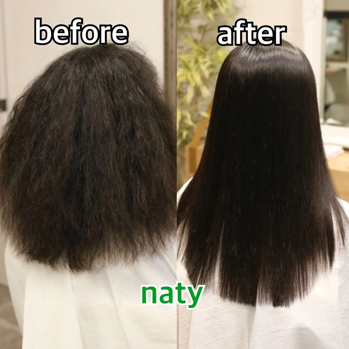ロング 縮毛矯正 カット 縮毛矯正 元村貴裕   ・ 美髪矯正natyのヘアスタイル