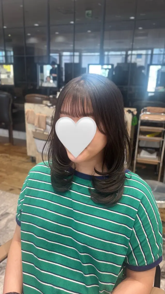 ミディアム レイヤーカット Nono/ ののかのヘアスタイル