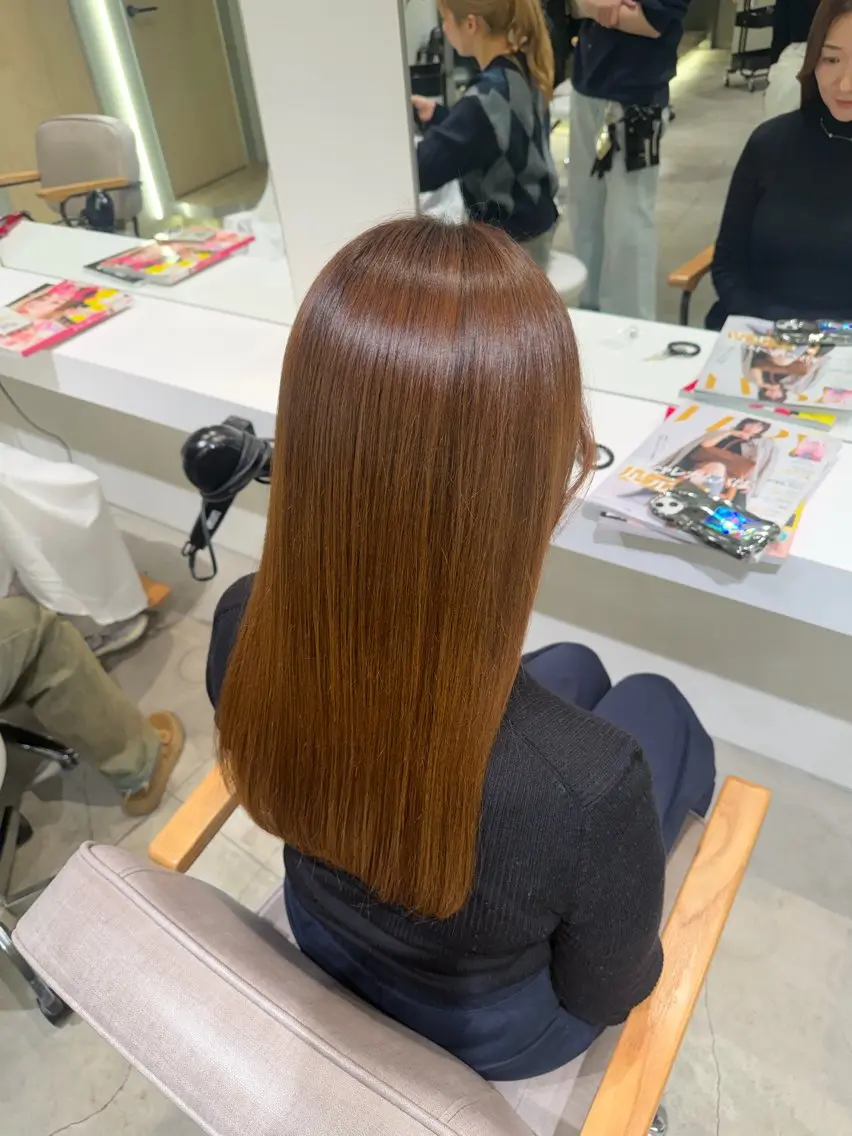 セミロング FUJIIKANON /パーマモデル募集中のヘアスタイル