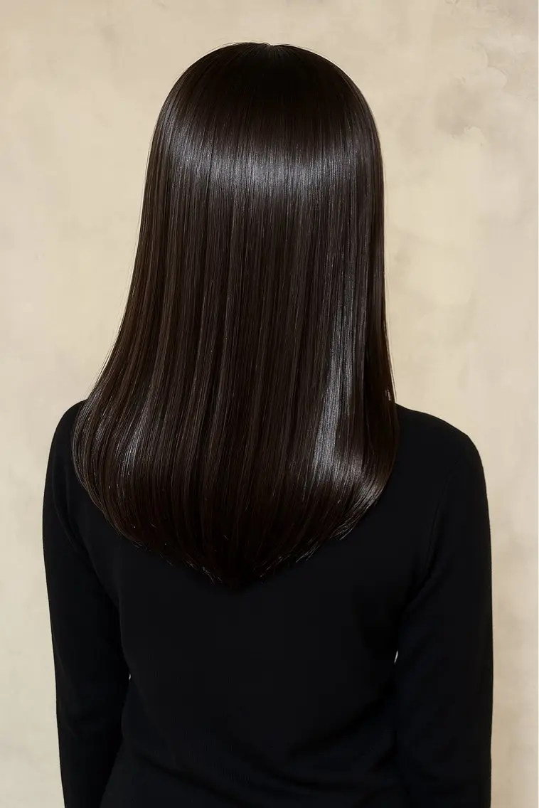 セミロング いしばし なおやのヘアスタイル