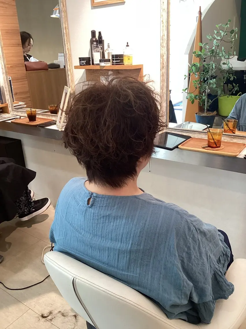ショート カット ヘアカラー hair bonitaのヘアスタイル