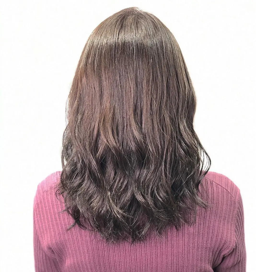 セミロング カラー 髪質改善/縮毛矯正 レイヤー/松川匠のヘアスタイル