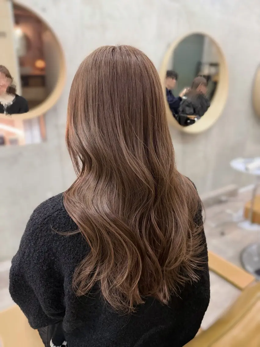 ロング カラー カット ヘアカラー 🤎𝐌𝐚𝐨⌇ お悩み解決美容師🤎のヘアスタイル