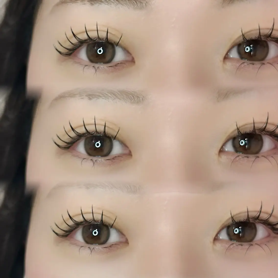 マツエク・マツパ フラットラッシュ koharu  ︎︎のマツエク・マツパデザイン