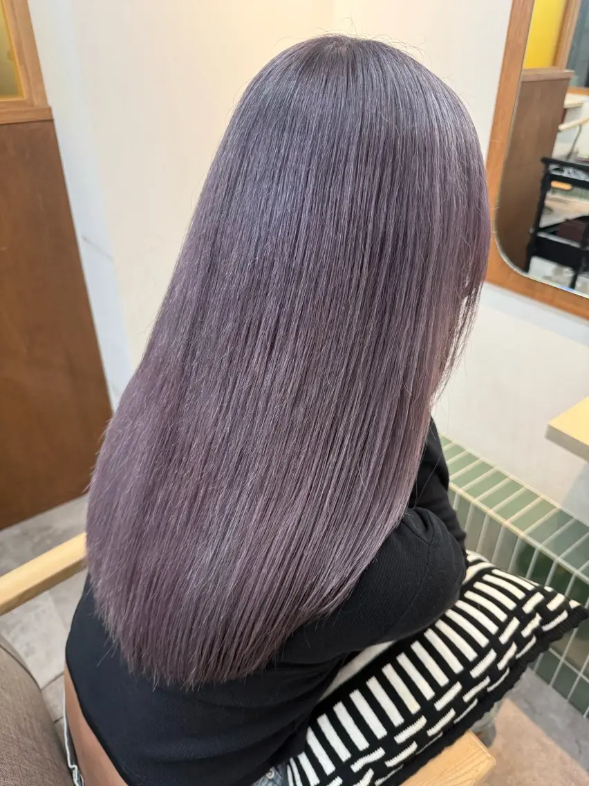 ロング カラー ヘアアレンジ ヘアカラー トリートメント ヘアセット 💎韓国ヘア/ 艶カラー💎souのヘアスタイル