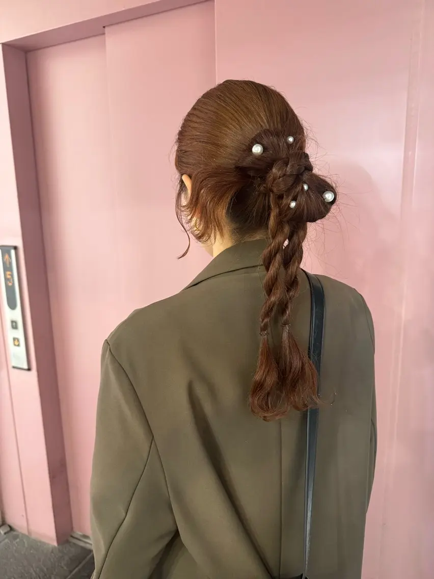 セミロング 透明感color🩵 MAYUKAのヘアスタイル