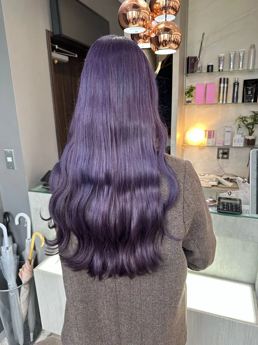 ロング カラー ベージュカラー ブリーチ ブロンド ケアブリーチ 透明感カラー カット ヘアカラー トリートメント AYAKASA 暖色カラー/レイヤーのヘアスタイル