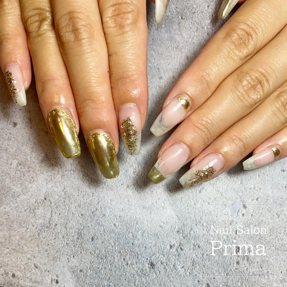 ロング ネイル SalonPrima 西院Nail&Eyeのネイルデザイン