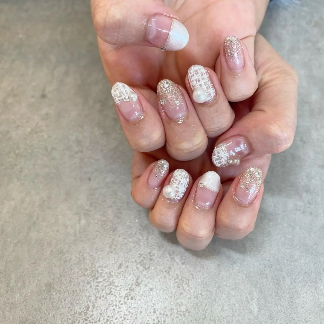 ネイル ツイードネイル Nail Salon Gummi.のネイルデザイン