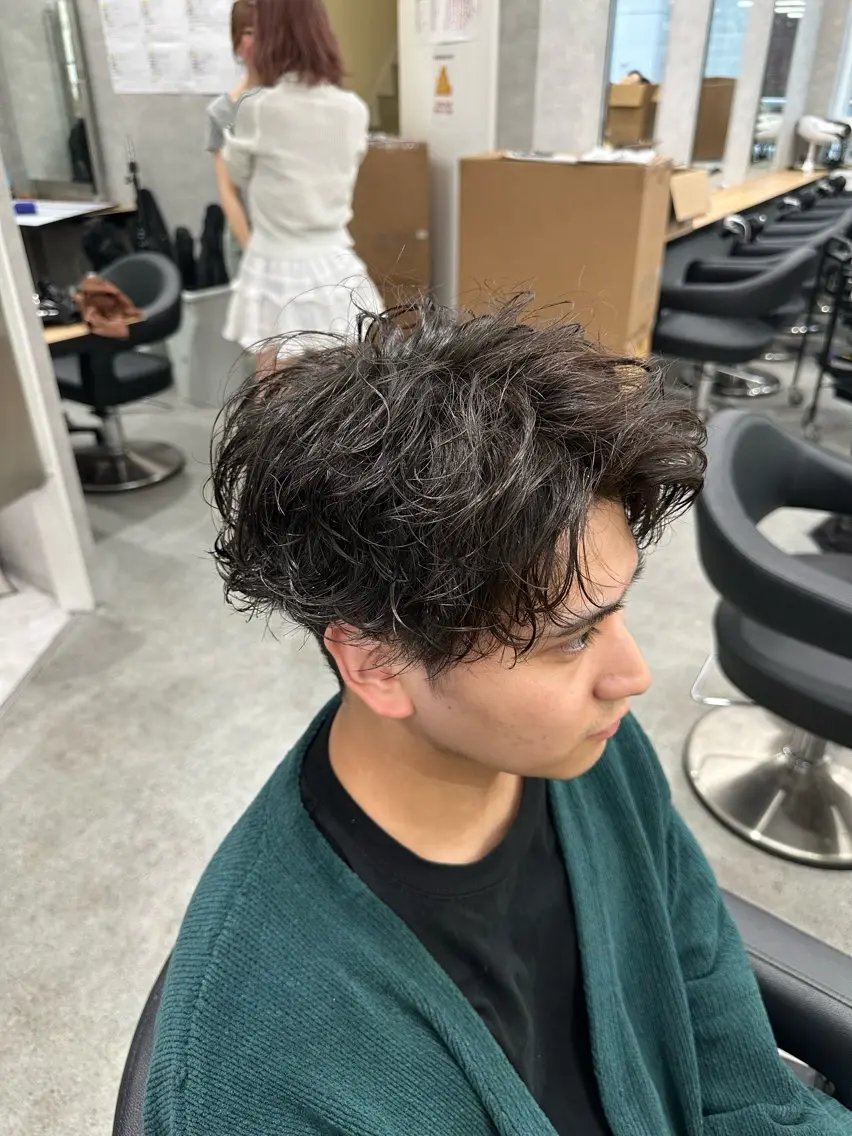 パーマ メンズ カット満足度No1 🏆メンズ美容師のヘアスタイル