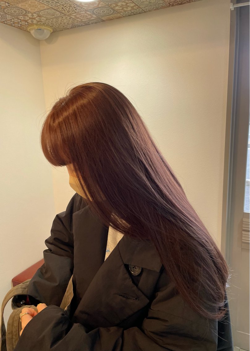 カラー カット ヘアカラー トリートメント 荒牧 絵美のヘアスタイル