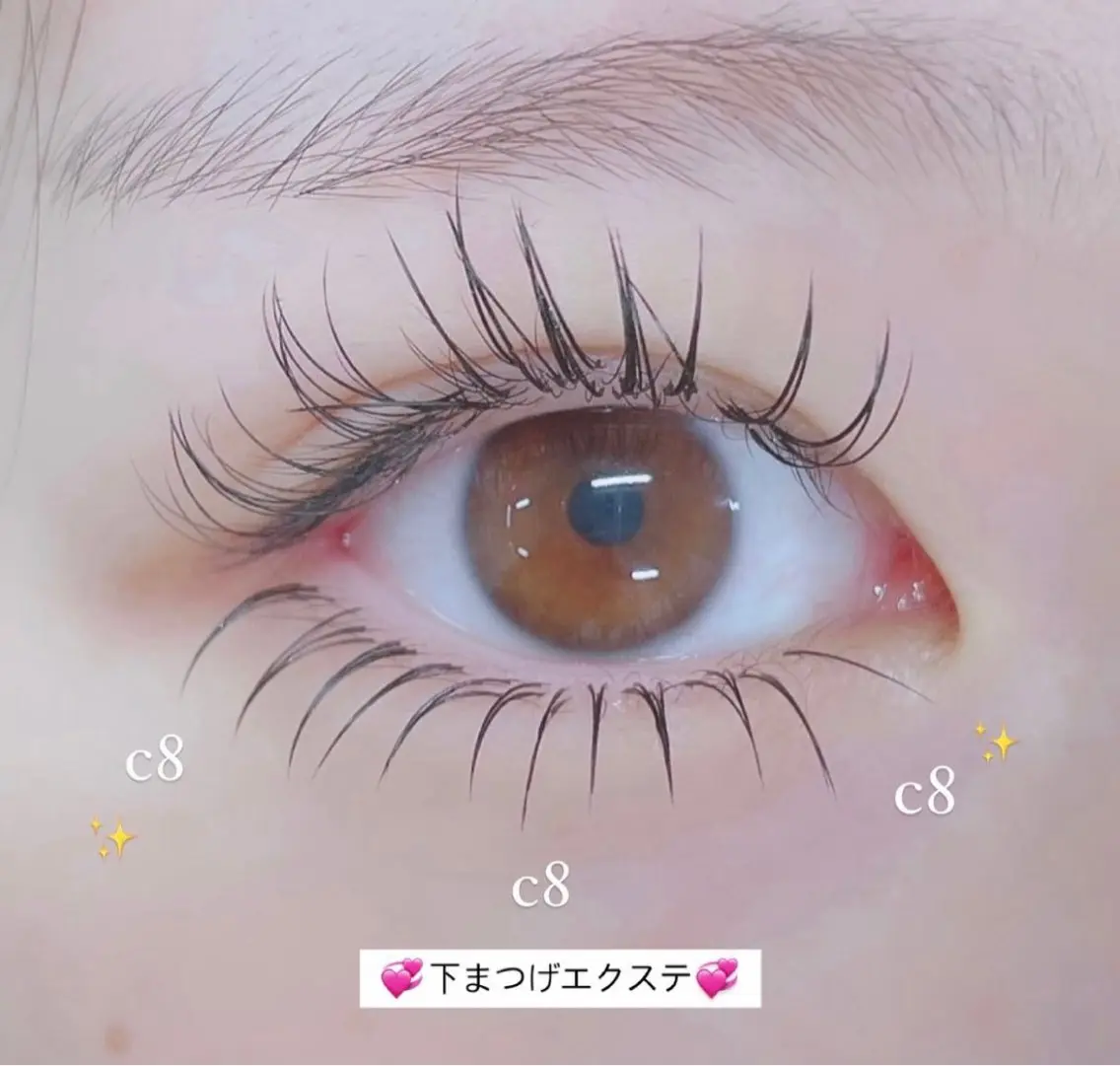 マツエク・マツパ shucre名駅 💘YUNA💘のマツエク・マツパデザイン