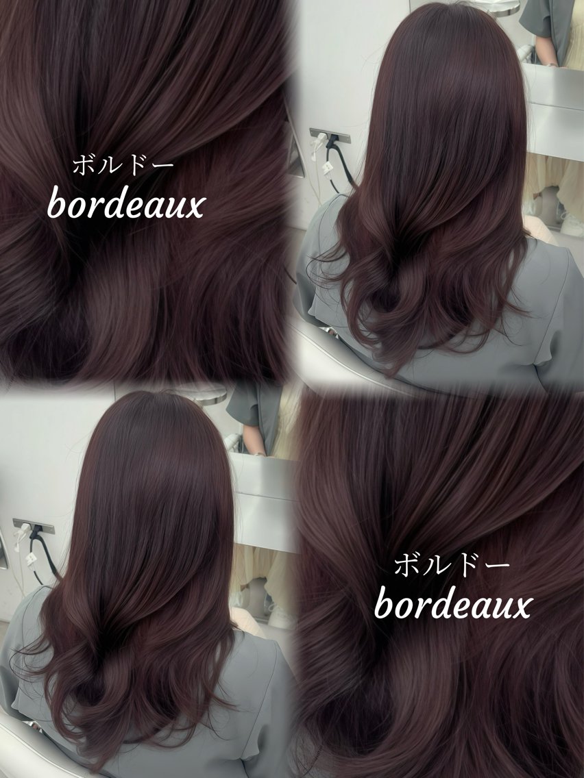 ロング カラー カット ヘアカラー トリートメント 韓国ヘア/レイヤー/ 顔まわり足立遥奈のヘアスタイル