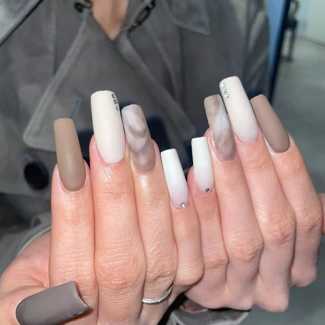 ネイル スカルプネイル ハンドネイル AOI💫 nailのネイルデザイン