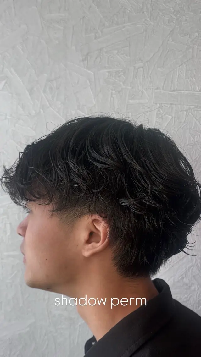 カット+骨格に合わせたパーマの写真