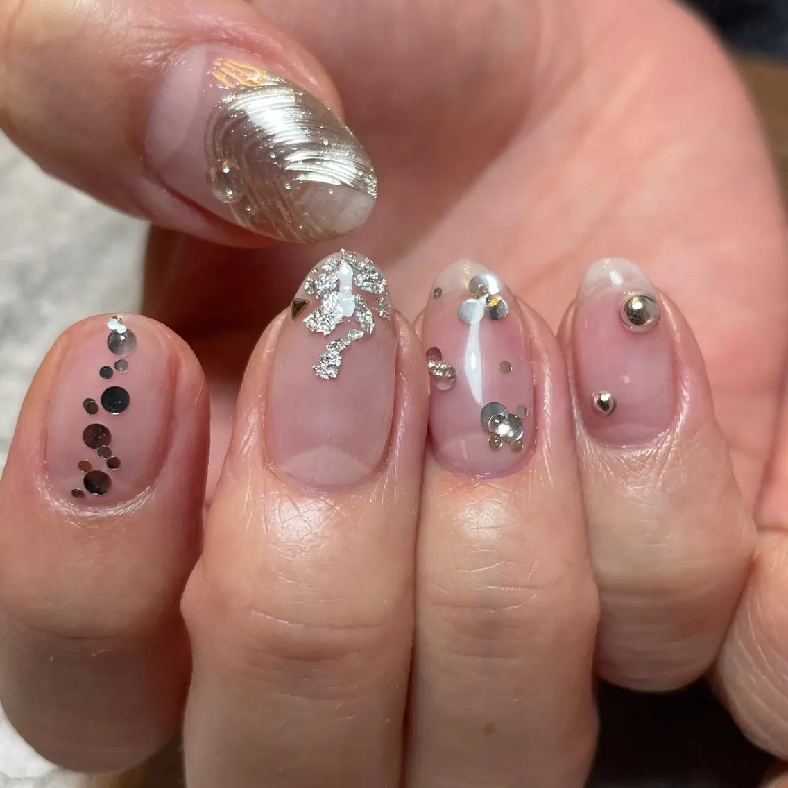 定額アートネイル【7,480円】💜オフあり🖐🏻の写真