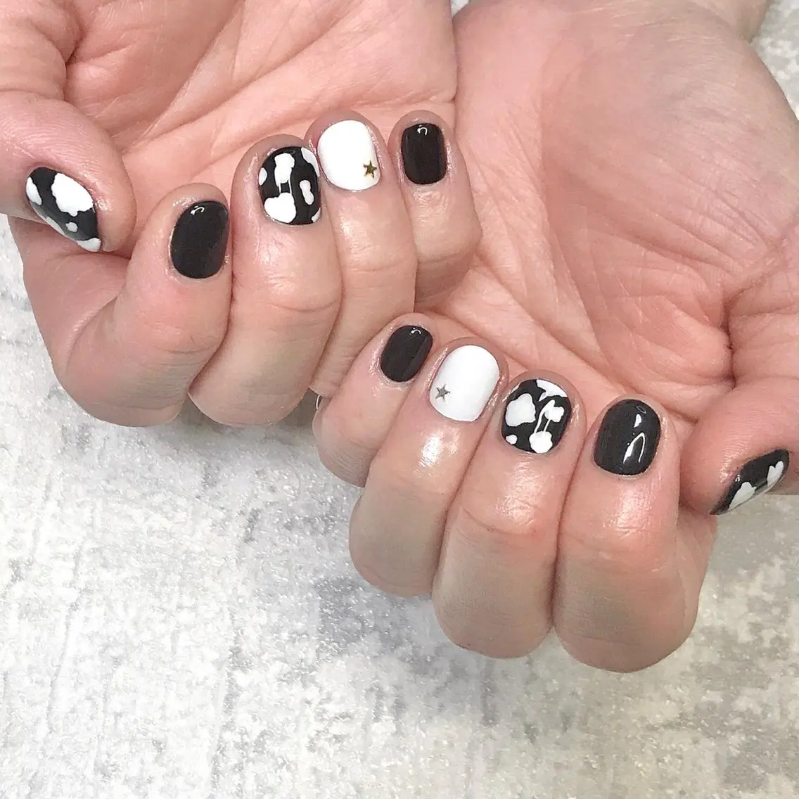 ネイル アートネイル ワンカラーネイル ステラ marikominoのネイルデザイン