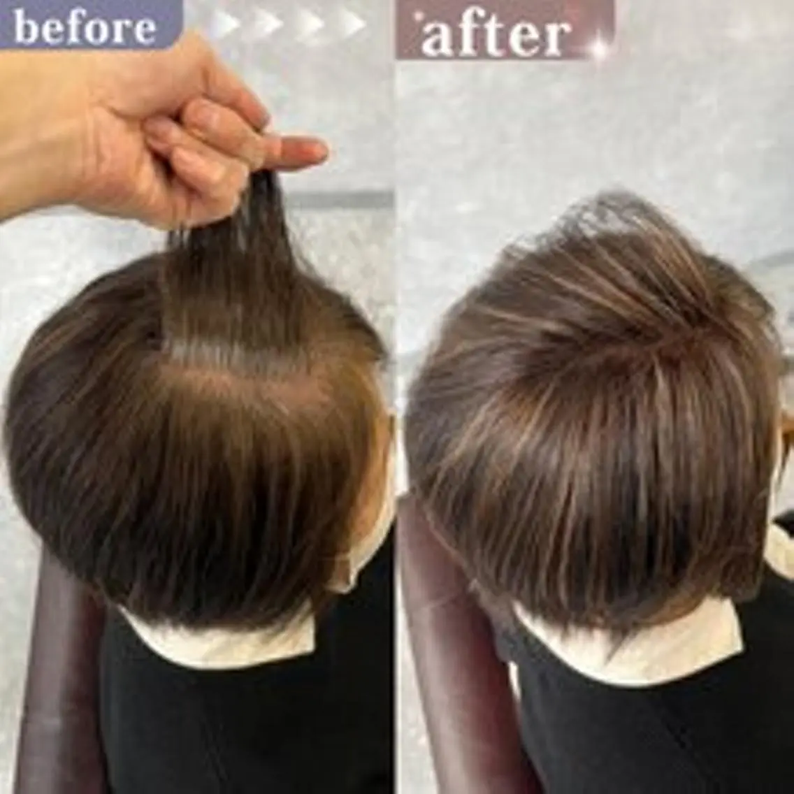 ショート カラー 透明感カラー ハイライトカラー ハイライト カット ヘアカラー トリートメント 山本 智也のヘアスタイル