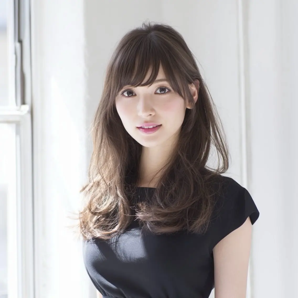 ロング ロングレイヤー 顔周りカット レイヤーカット ロング 小顔カット カット ヘアカラー トリートメント 🌿京都丸みショート /小倉徒歩4分/多田のヘアスタイル