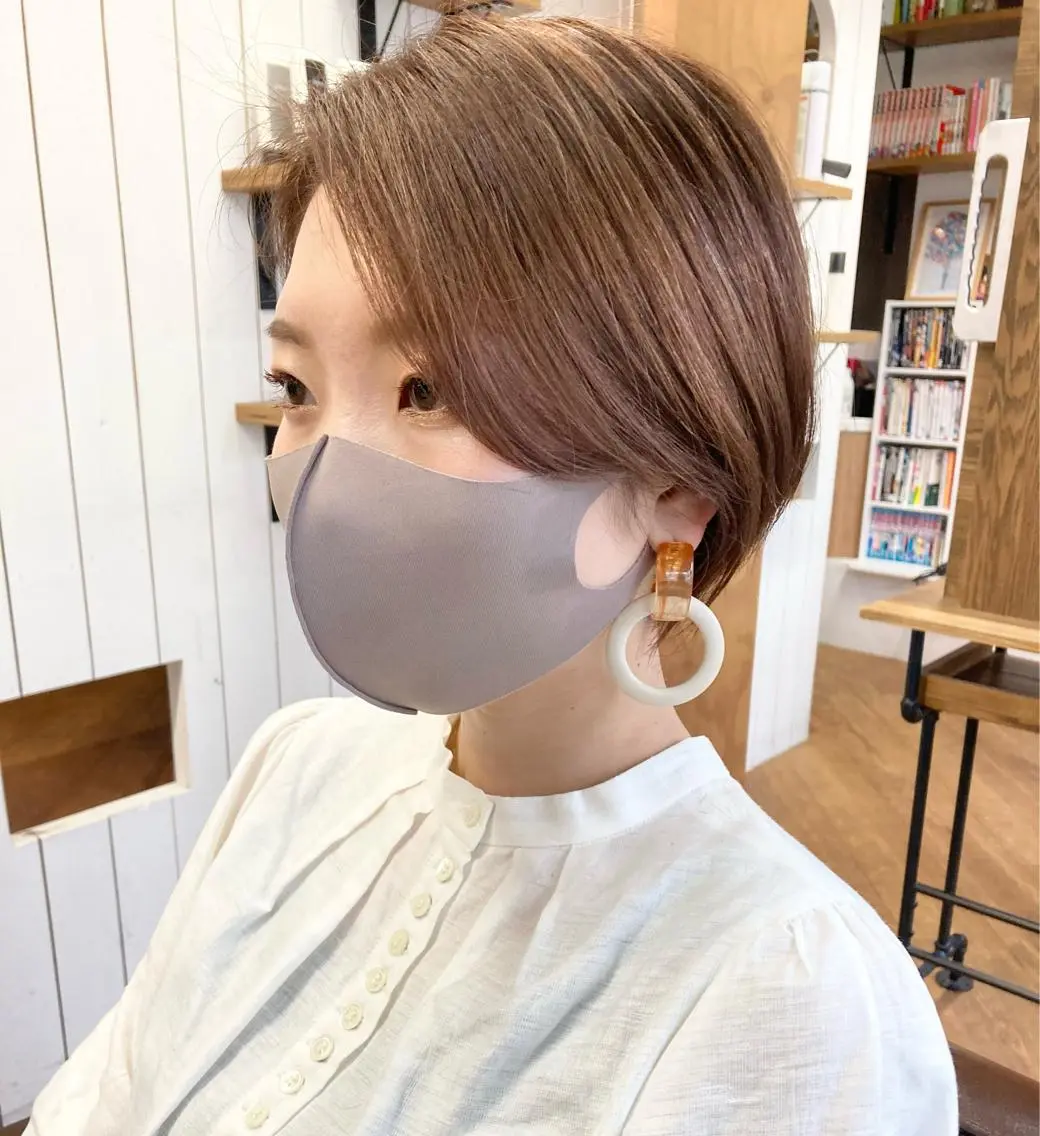 ショート カラー Hareru 豊田 修廣のヘアスタイル