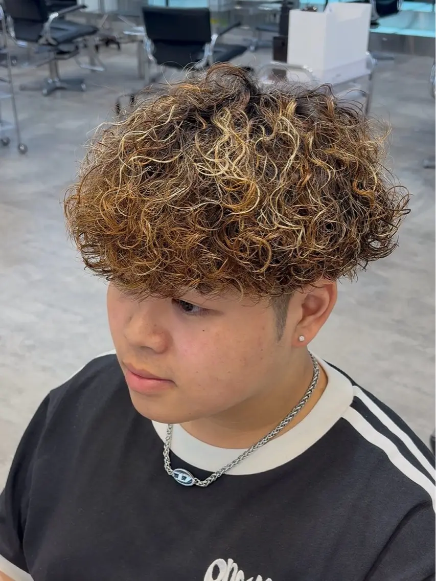 パーマ メンズ fifth 武正 琉生のヘアスタイル