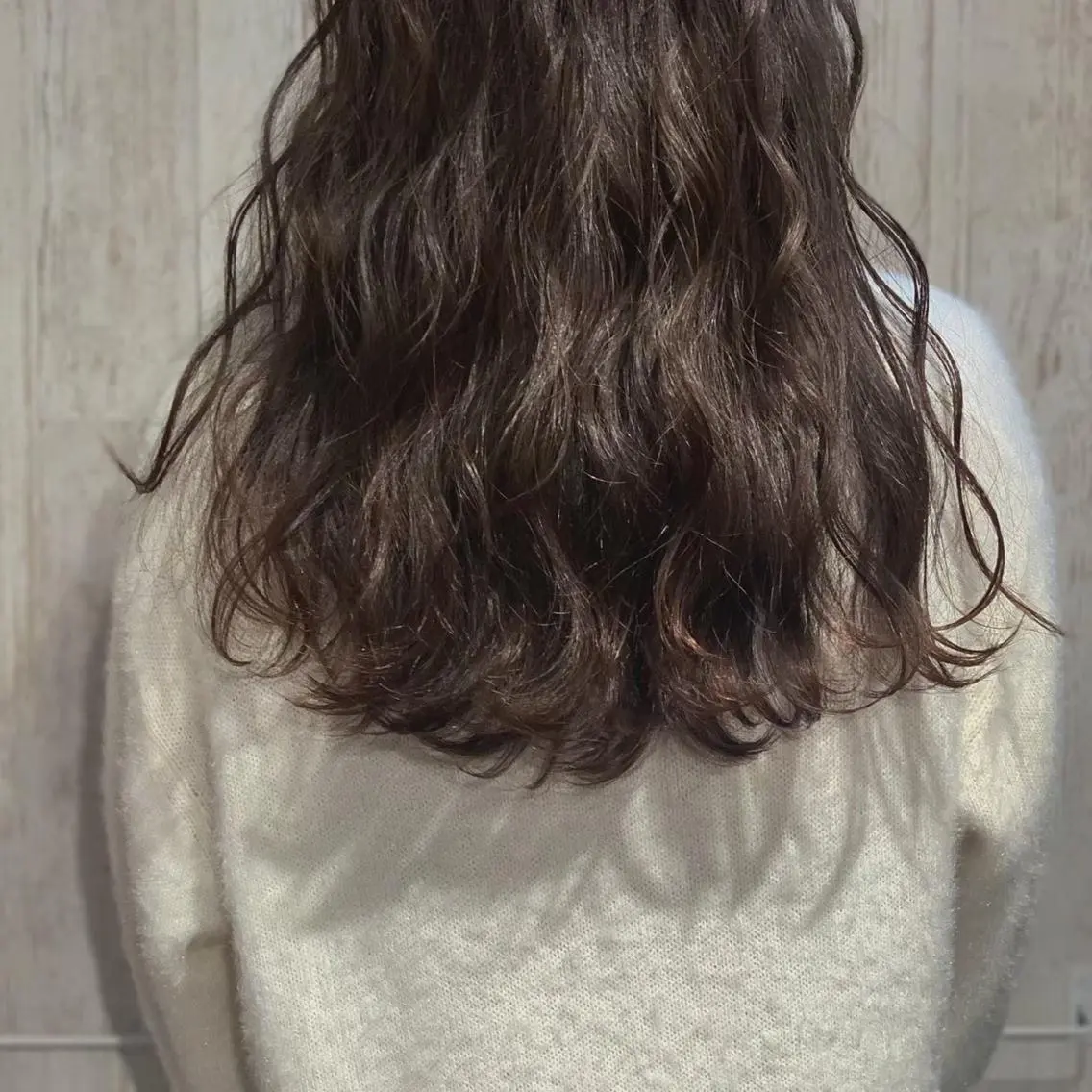 ロング カラー パーマ カット ヘアカラー パーマ トリートメント 野々村 裕菜のヘアスタイル