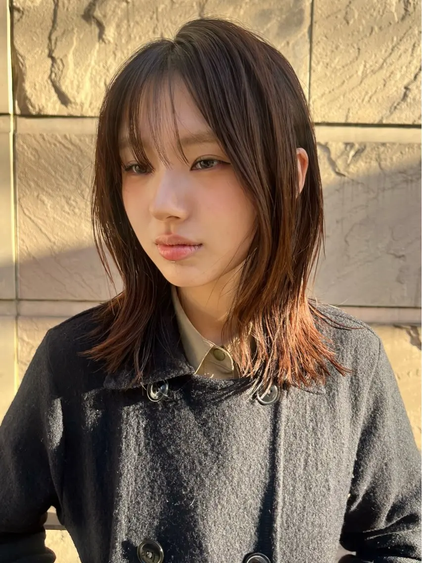ミディアム ヘアアレンジ 渡邉 舞のヘアスタイル