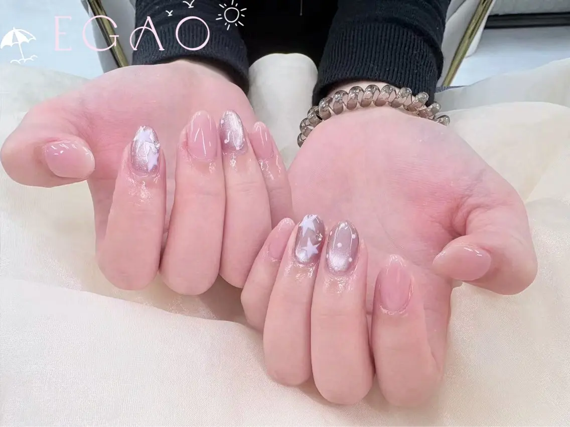 ネイル アートネイル フットネイル フレンチネイル ジェルネイル グラデーション ハンドネイル EGAO NAIL 錦糸町店のネイルデザイン