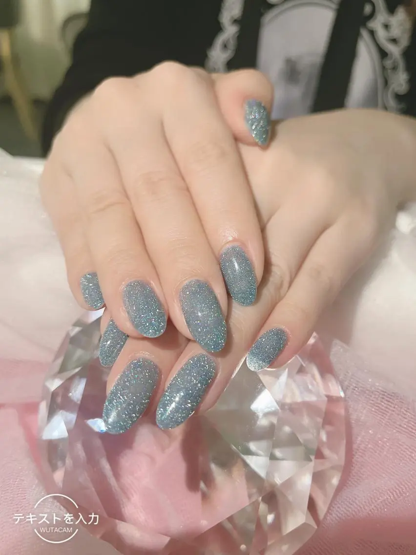 《HAND》フラッシュネイル（ホログラムラメ）の写真