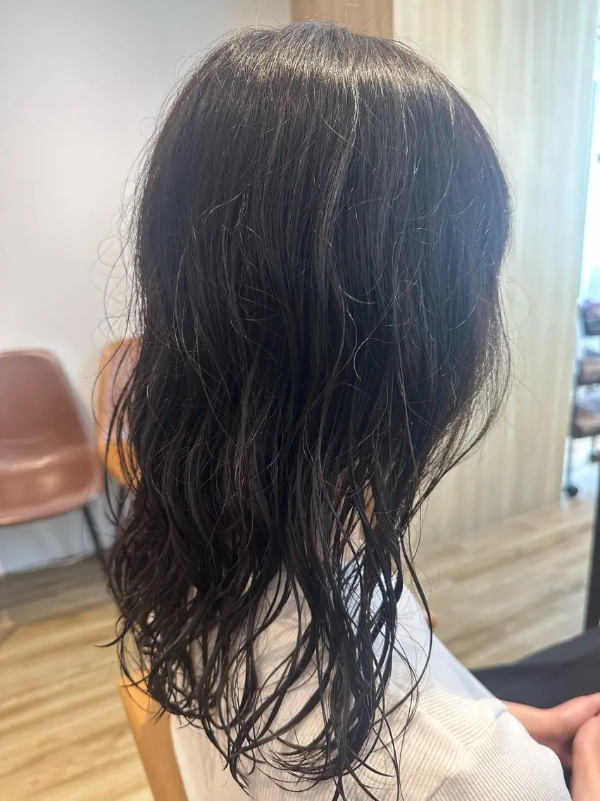 セミロング パーマ カット パーマ ✨✂️Nori ✂️✨のヘアスタイル