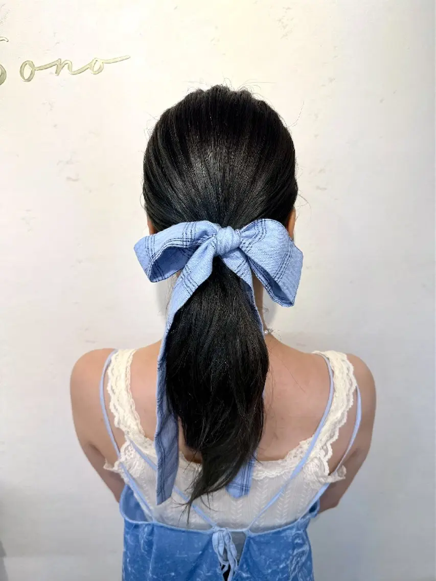 ヘアアレンジ ポニーテール ヘアセット 🪄表参道ヘアメイク /艶感ヘアメ/れいなのヘアスタイル