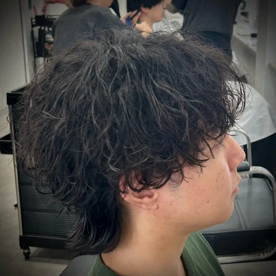 メンズ センターパート カット パーマ 🔥EDEN春日部パ ーマ特化SHOTAのヘアスタイル