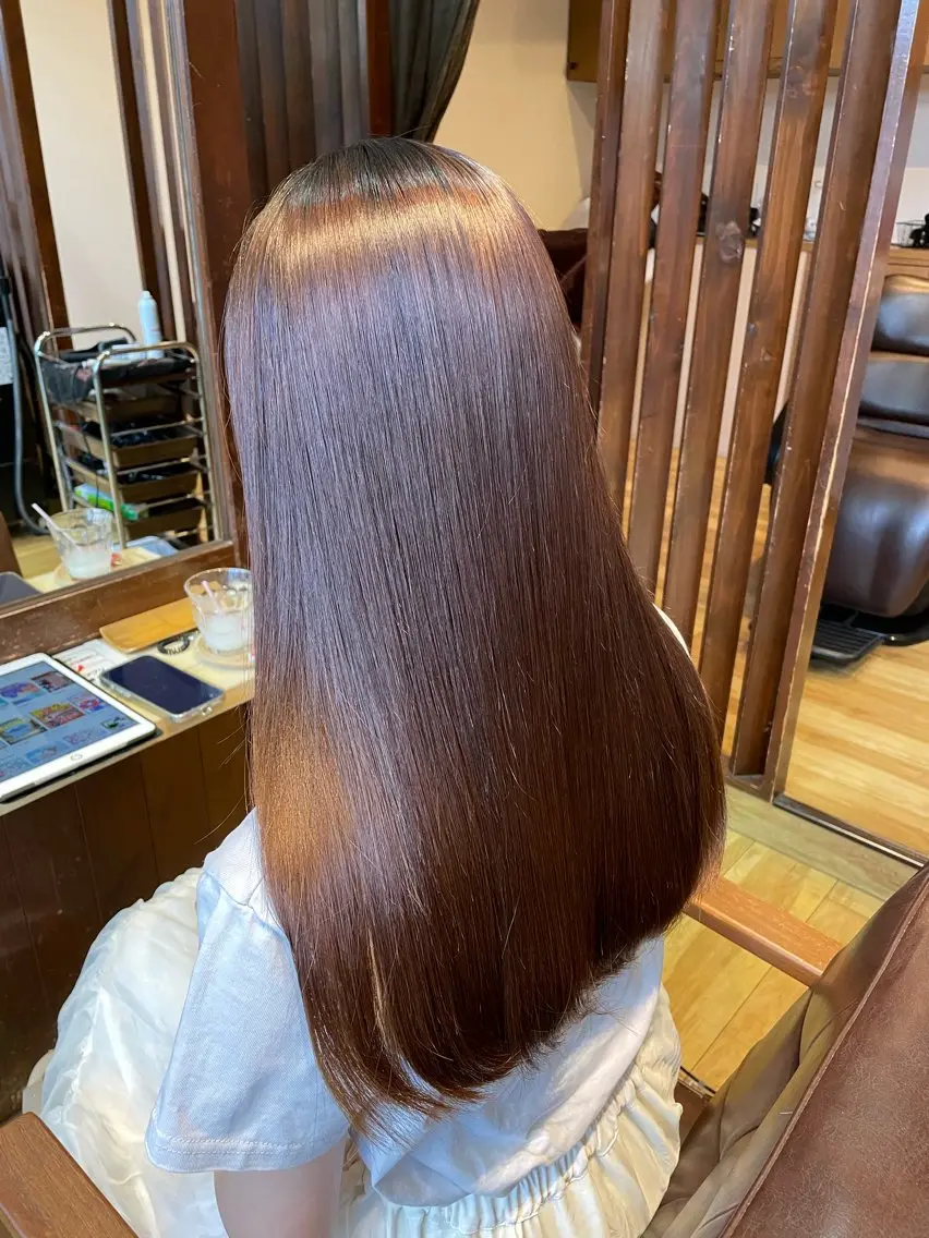 ロング duaPAPASS 森本歩のヘアスタイル