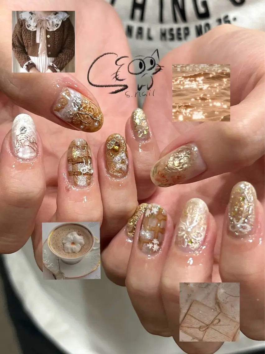 ネイル アートネイル チークネイル フレンチネイル グラデーション マグネットネイル S.nail _のネイルデザイン
