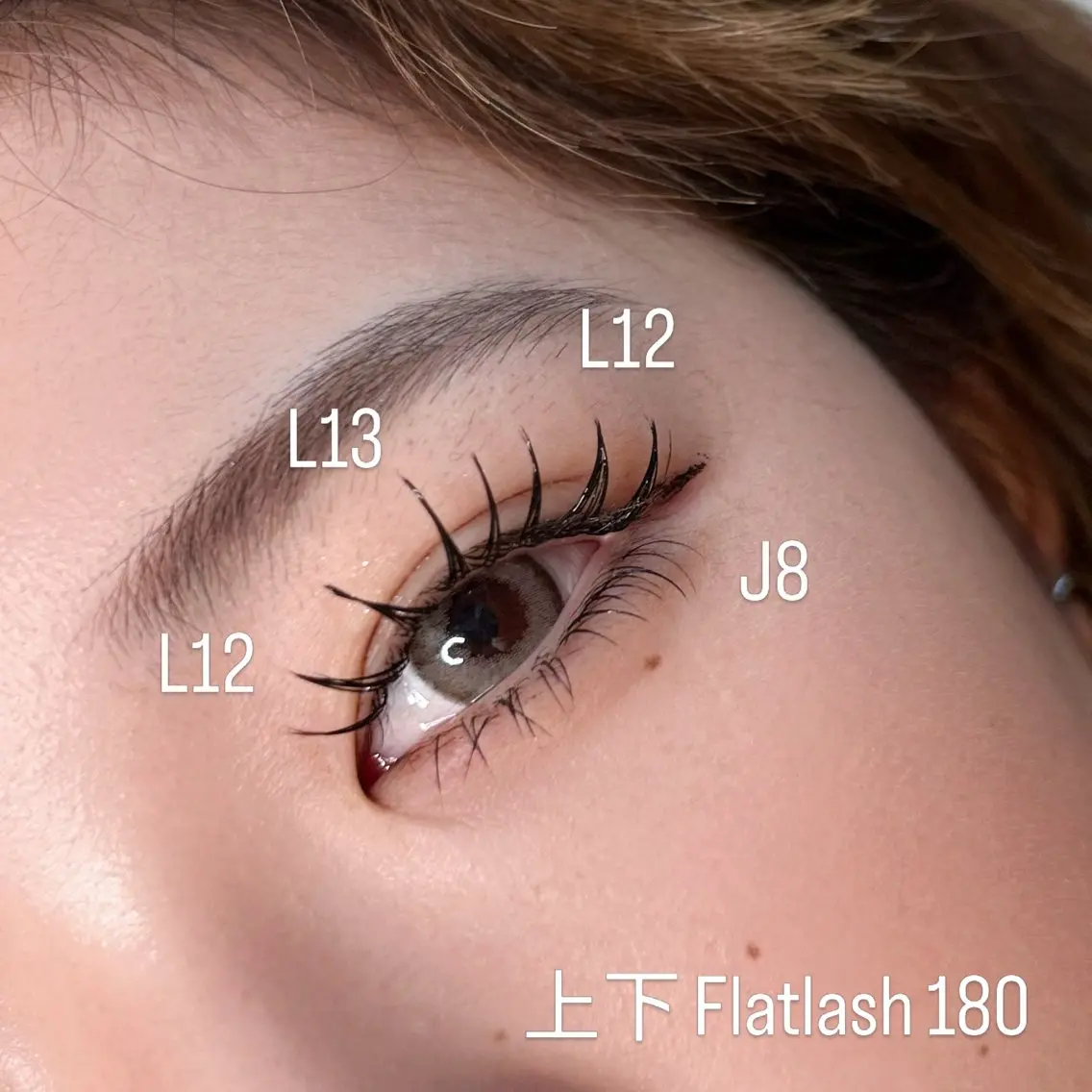 マツエク・マツパ フラットラッシュ マツエク elua eyelashの眉毛・アイブロウイメージ