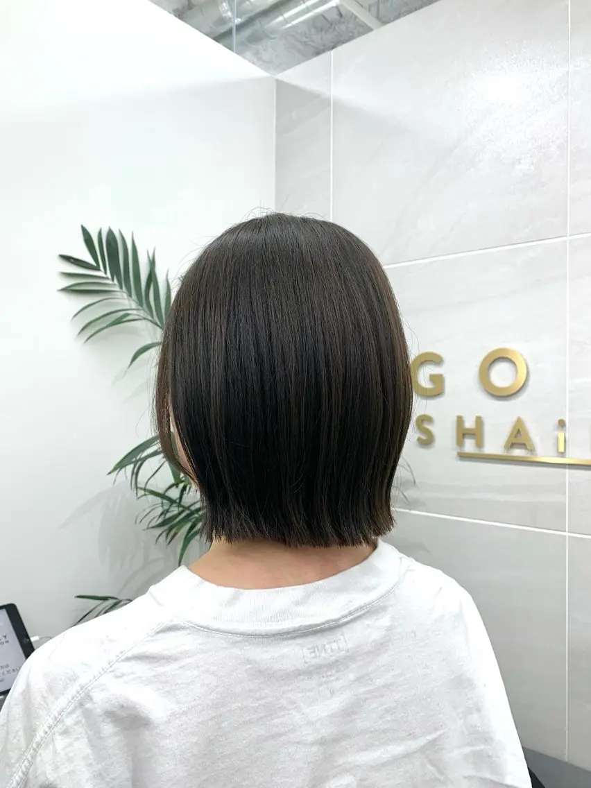 ショート カラー グレージュ オリーブグレージュ オリーブグレー ボブ 本格ヘッドスパ🌿 ×ヘア 佐藤のヘアスタイル