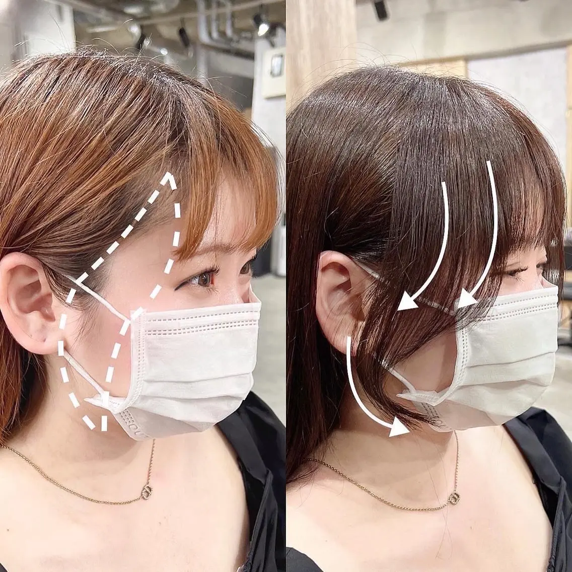 ミディアム カラー ヘアアレンジ カット ヘアカラー トリートメント ヘッドスパ ヘアセット 韓国レイヤー/ 顔周り💕田中将吾のヘアスタイル