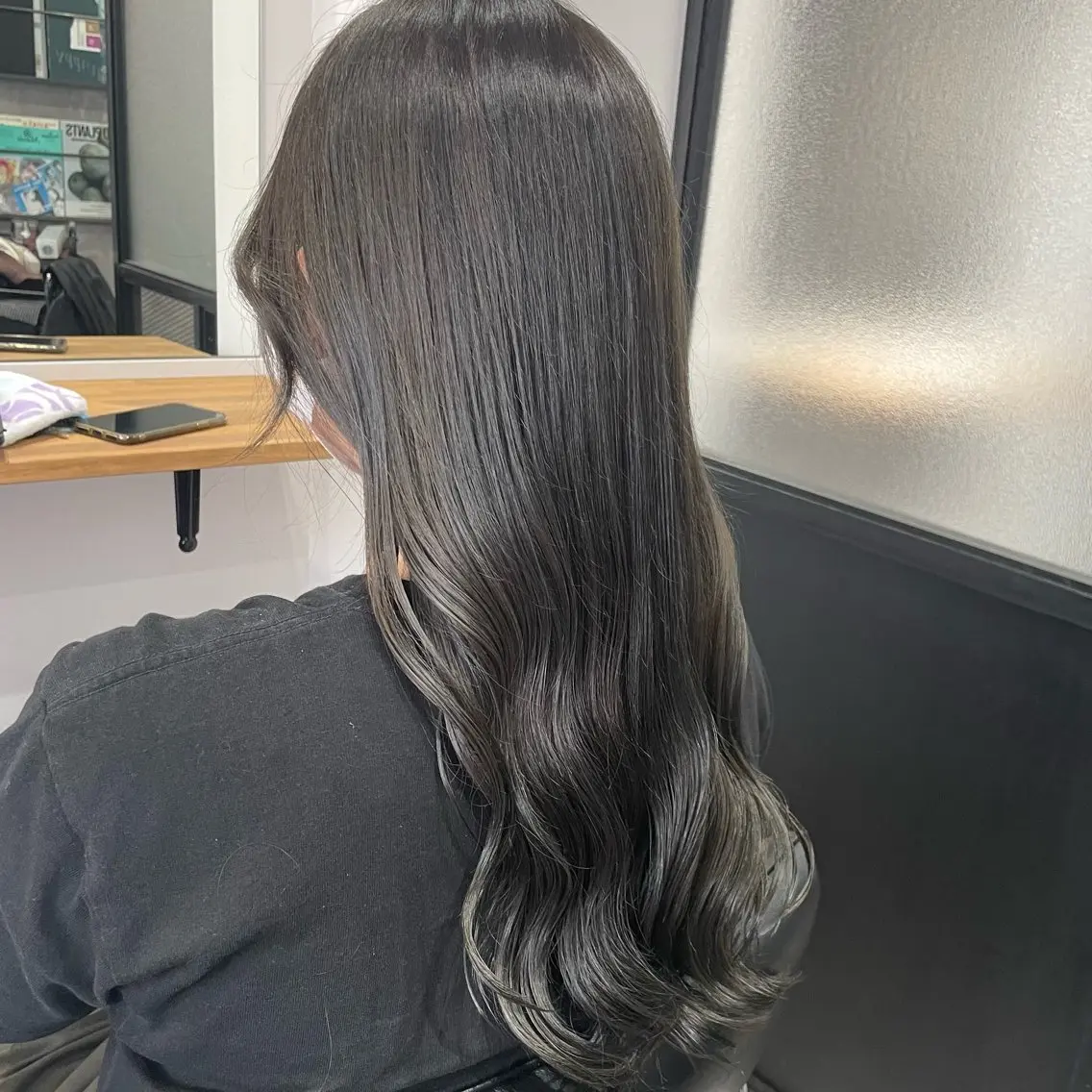 セミロング カラー ヘアアレンジ 川崎のカラー職人🥣 kentaのヘアスタイル